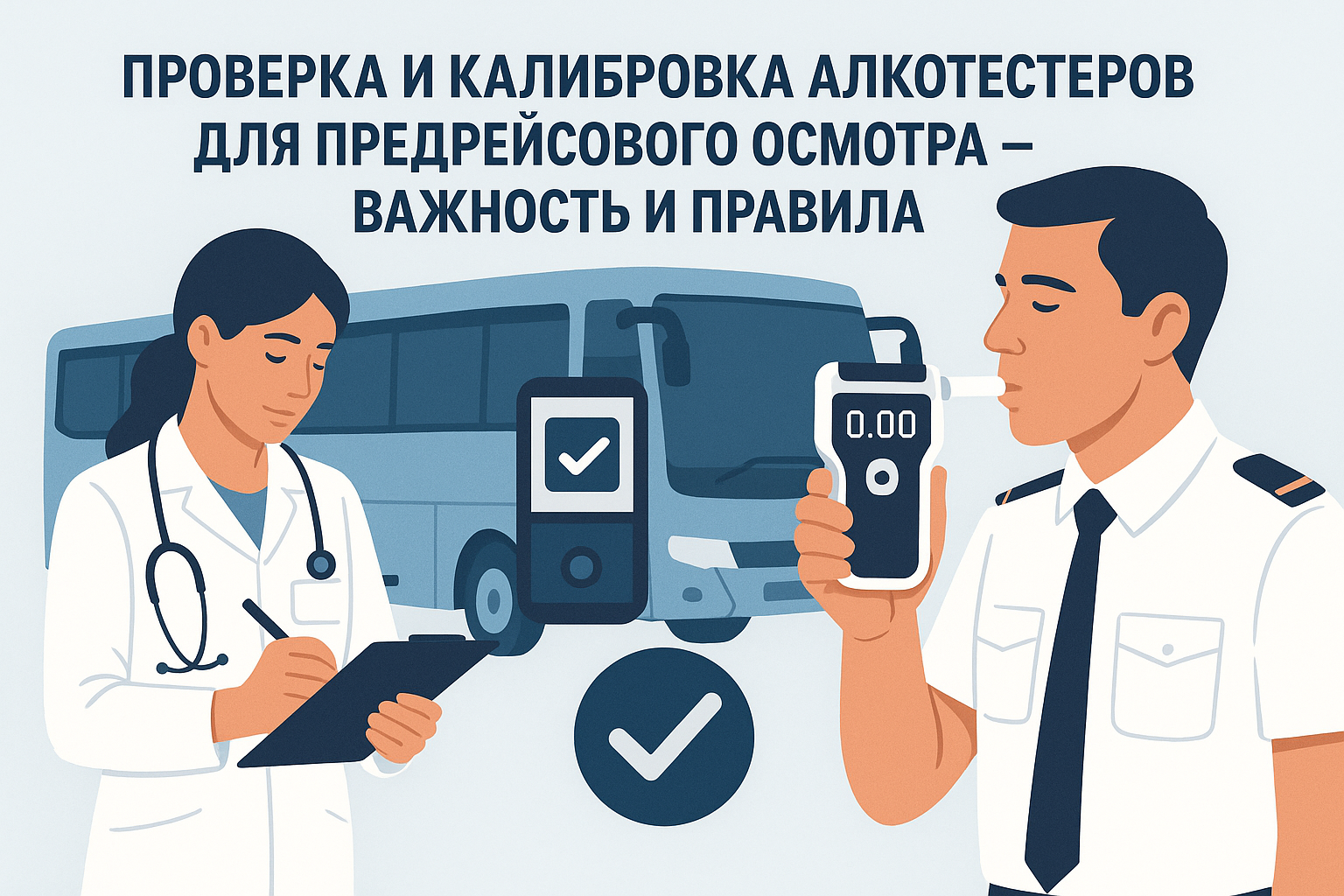 Проверка и калибровка алкотестеров для предрейсового осмотра – важность и правила