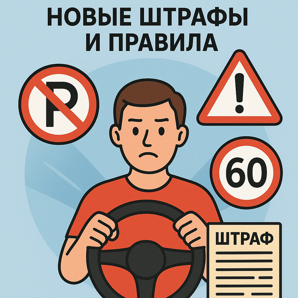 Новые штрафы для водителей в 2024 году: камеры за ОСАГО и изменения в медосвидетельствовании