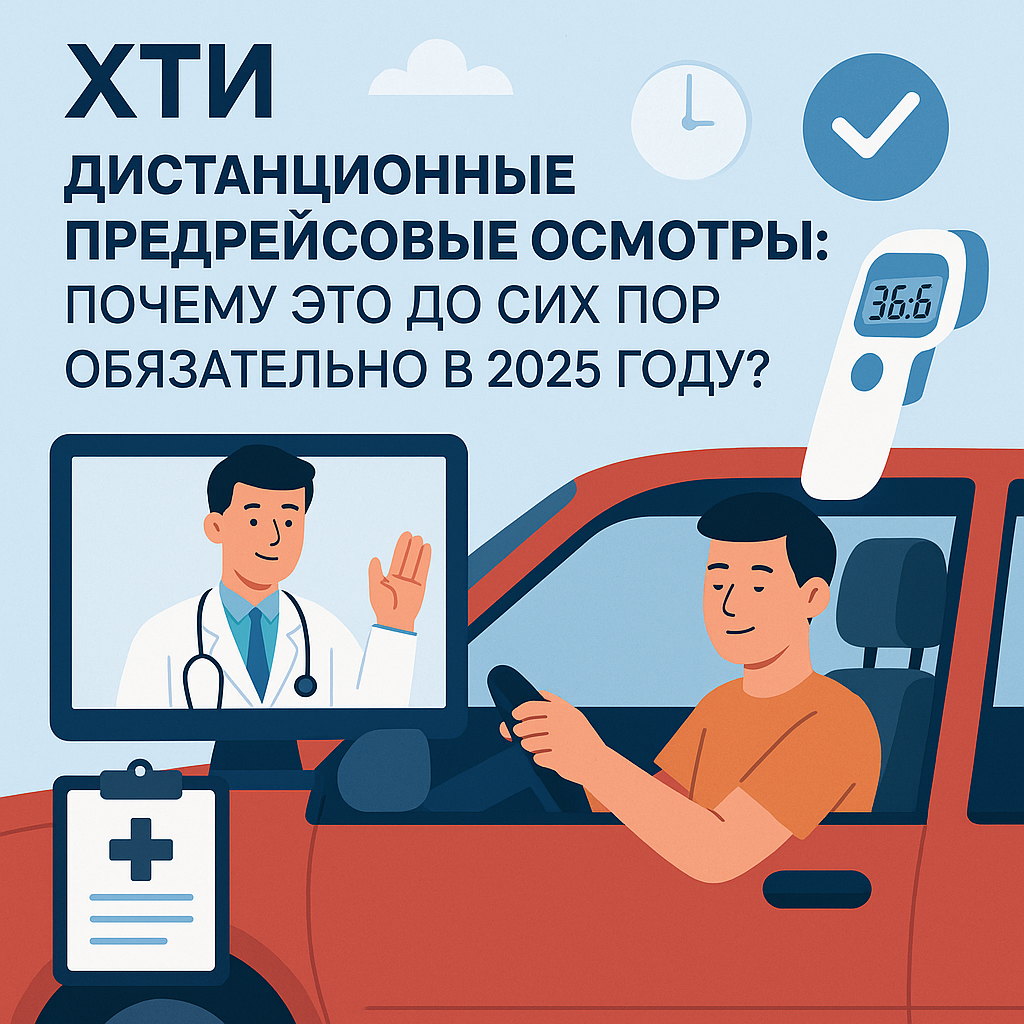 ХТИ и дистанционные предрейсовые осмотры водителей в 2025 году: Обязательно ли проходить?
