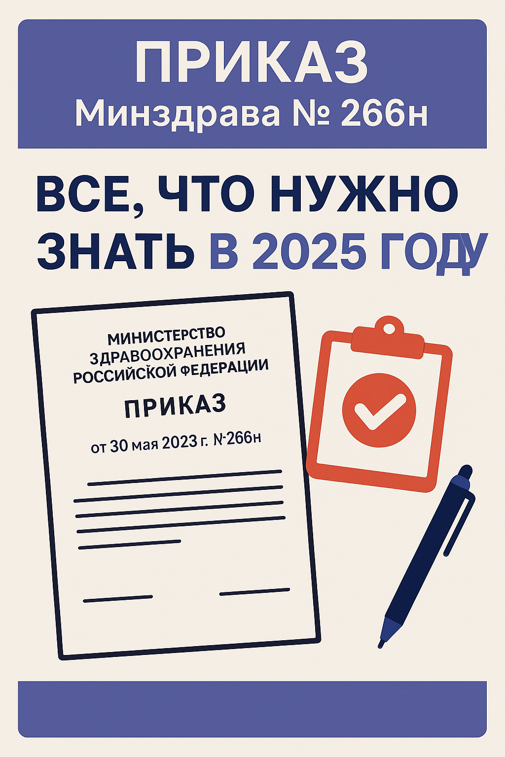 Приказ Минздрава № 266н — все, что нужно знать в 2025 году