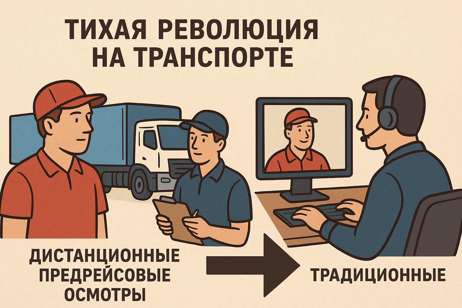 Предрейсовый осмотр без медсестры: зачем компании переходят на дистанционные комплексы
