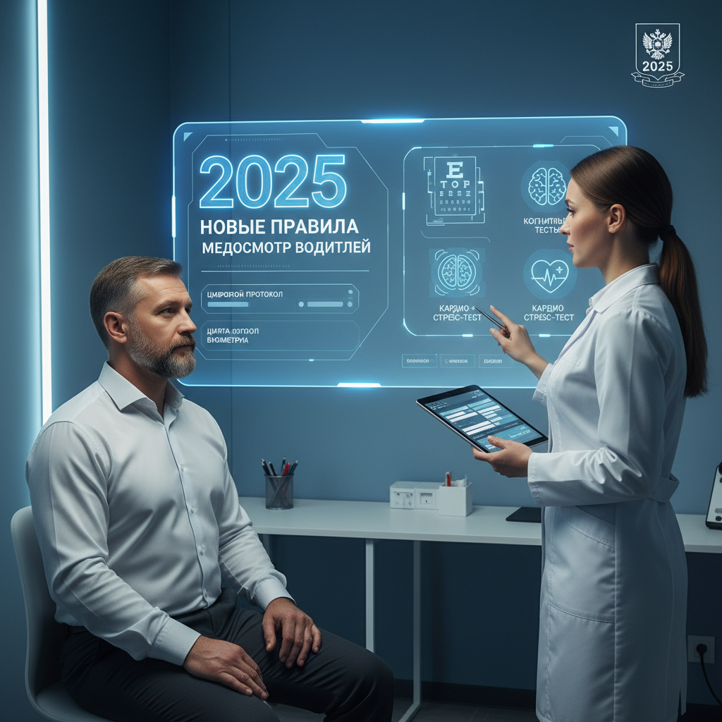 Что нового в правилах медосмотров водителей в 2025 году | Обзор приказа 835н