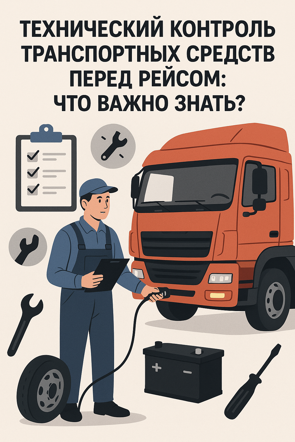 Технический контроль транспортных средств перед рейсом: что важно знать?