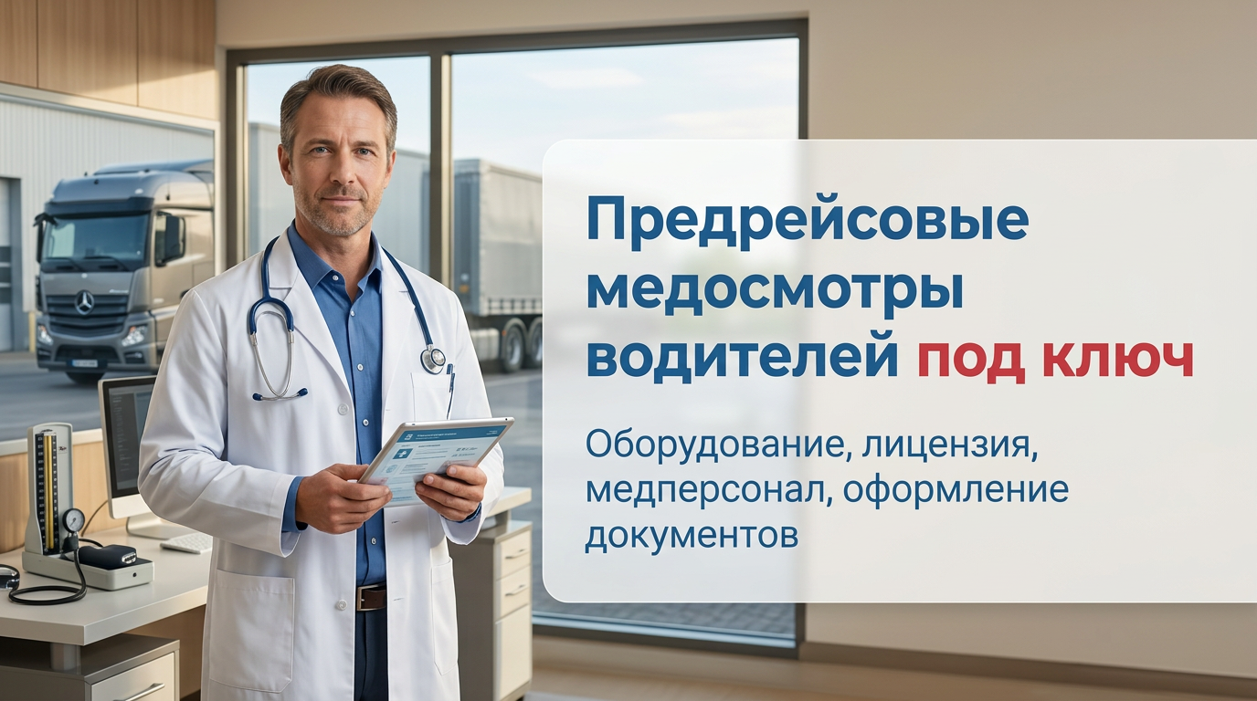 Предрейсовый медицинский осмотр водителей