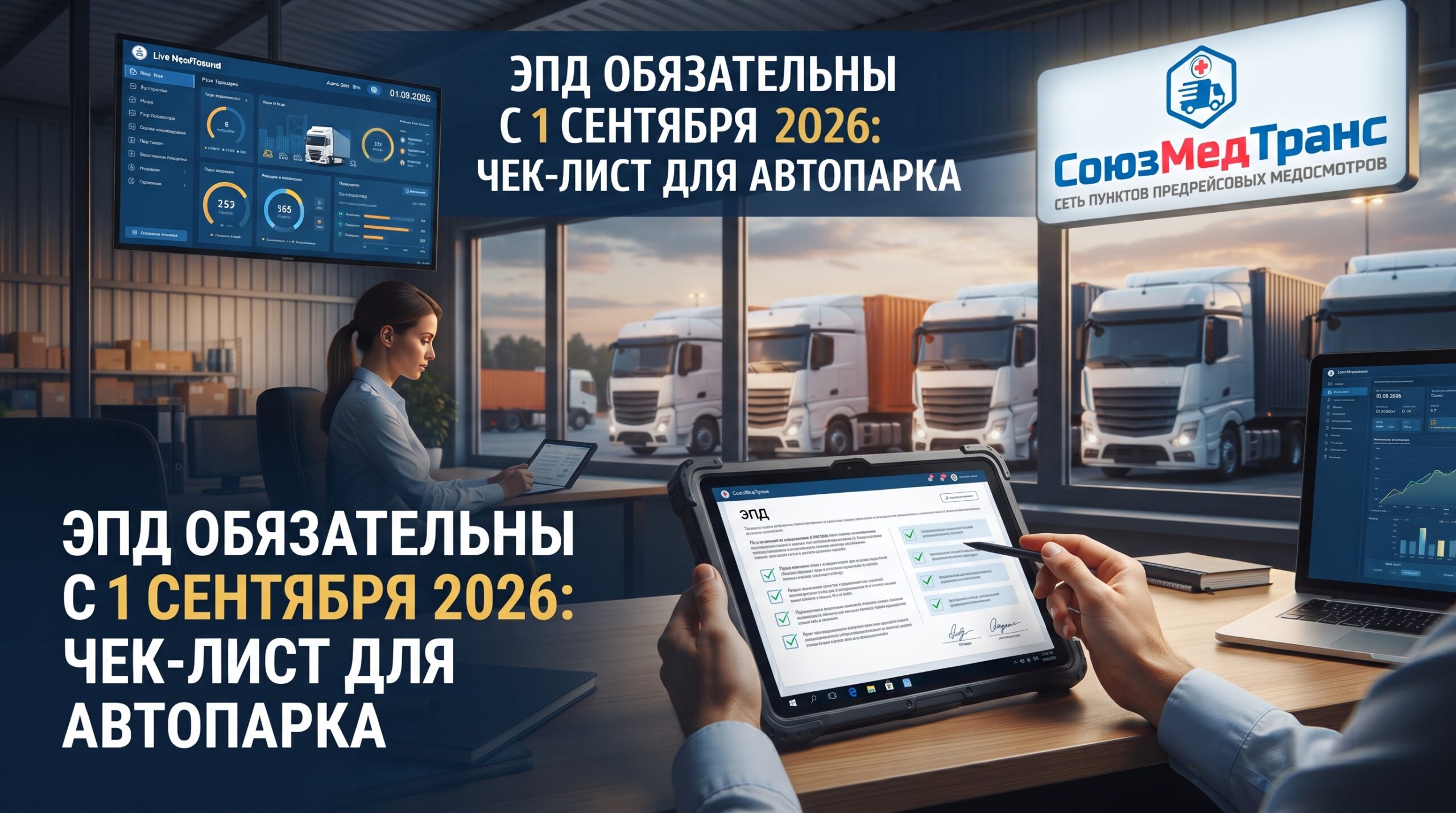 ЭПД обязательны с 1 сентября 2026: чек-лист для автопарка