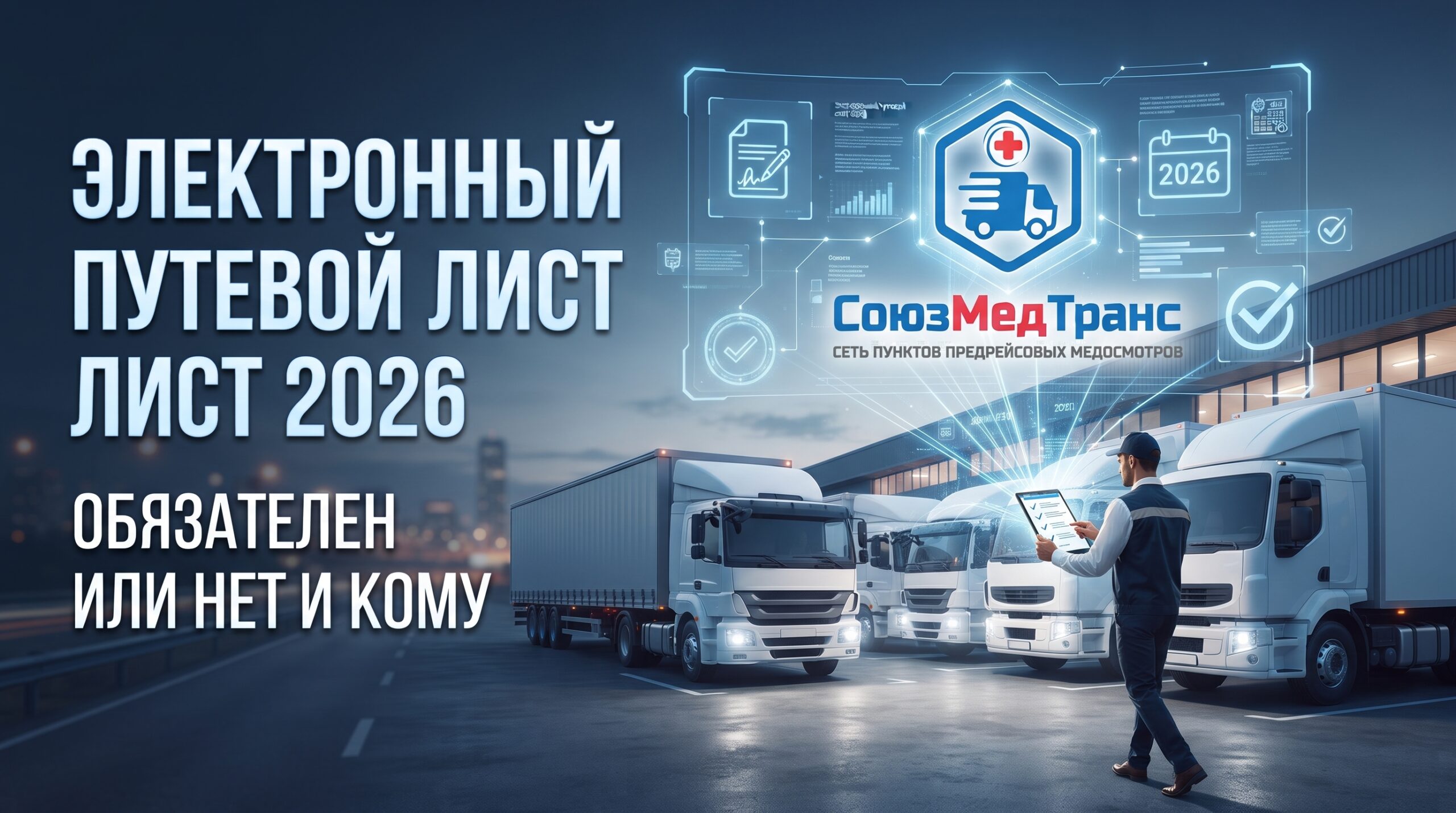 Электронный путевой лист 2026: обязателен или нет и кому